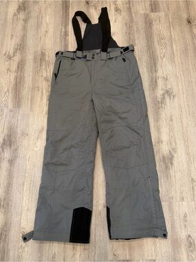 Rodeo Sports at C&A Insulated Ski Snow Bib Pants Gray Size Large